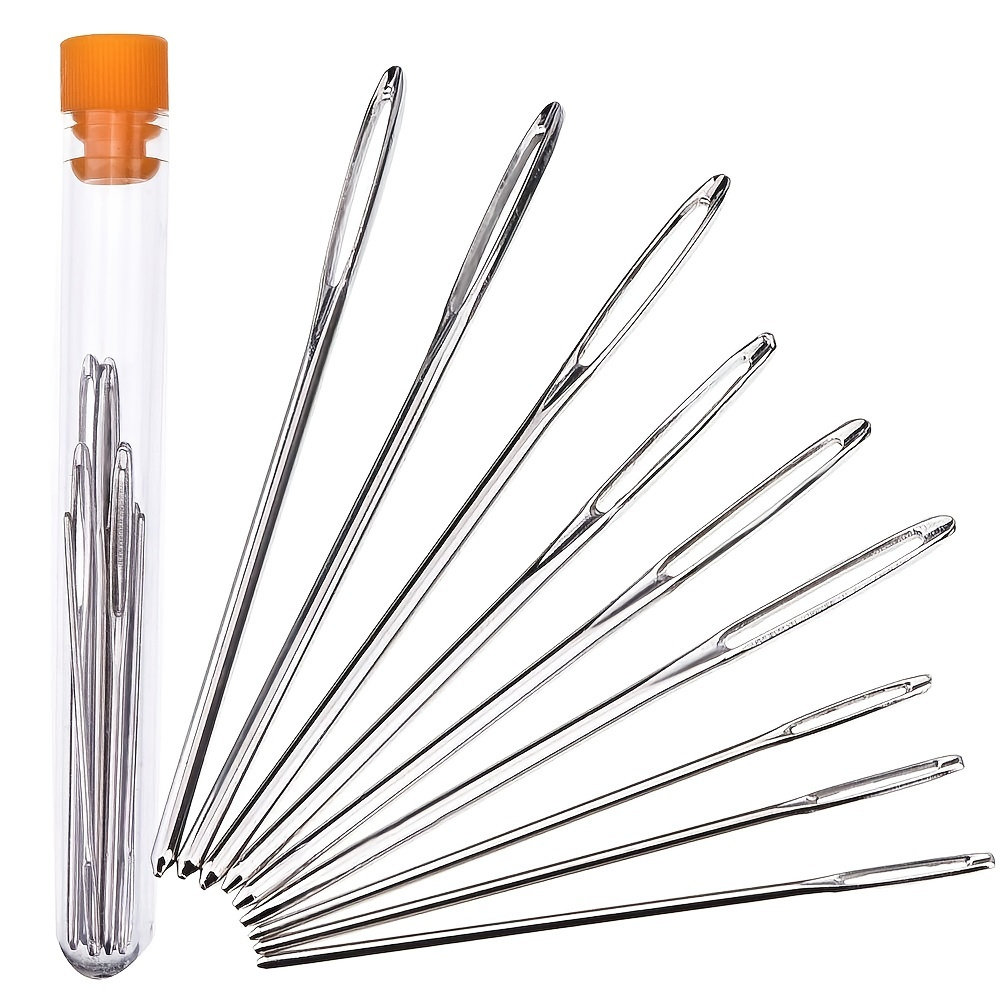 Beading Needle Bead Needle Big Eye Needle Middle Opening - Temu