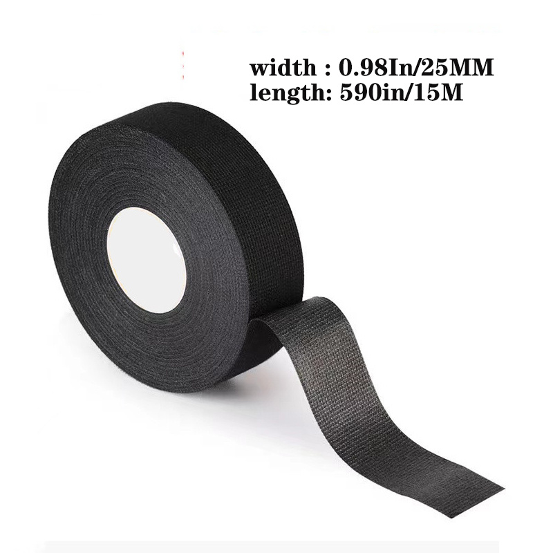 Ruban adhésif ignifuge noir, 25M, 1 pièce, Coroplast, pour câblage
