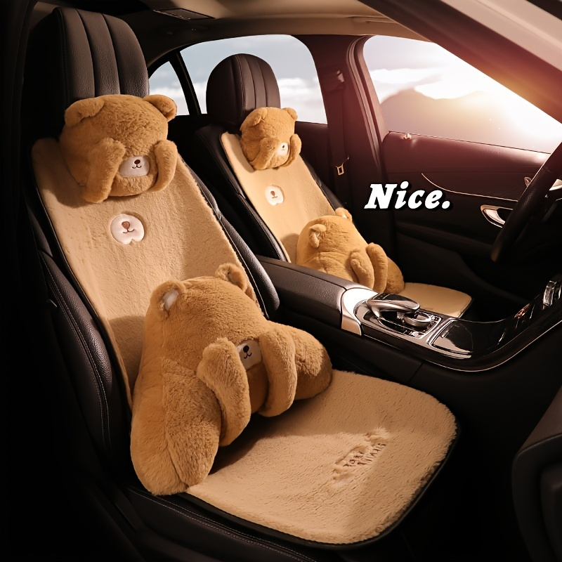 Bear Paw Memory Foam Heightening Seat Cushion Car Office - Temu