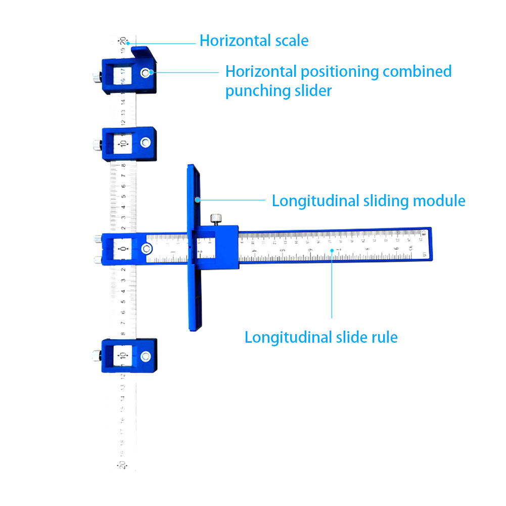 Hardware Jig Mounting Template Drill Guide Sleeve Drawer Pull Jigs Handle Tools Drilling