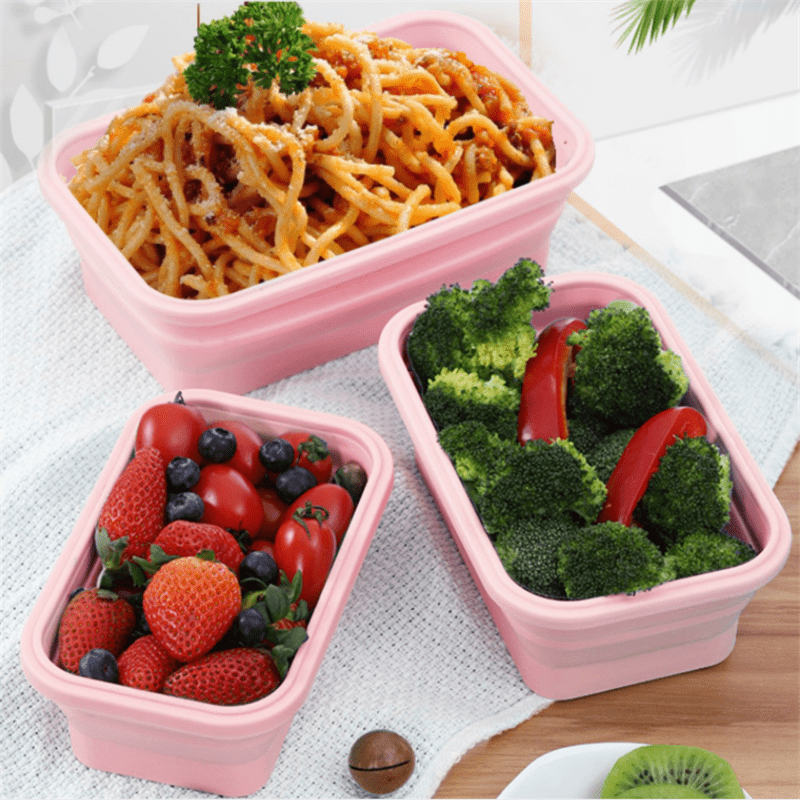 Portable Silicone Thin Lunch Box For Kids Ideal For Travel, Outdoors, And  Work Microwave Compatible Rectangular Three Cell Design Wholesale Bento Box  With Food Storage From Hx_zaka, $3.98