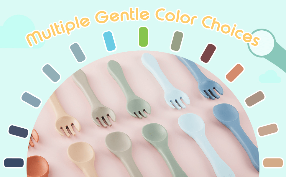 Silicone Kids Cutlery, First Utensils