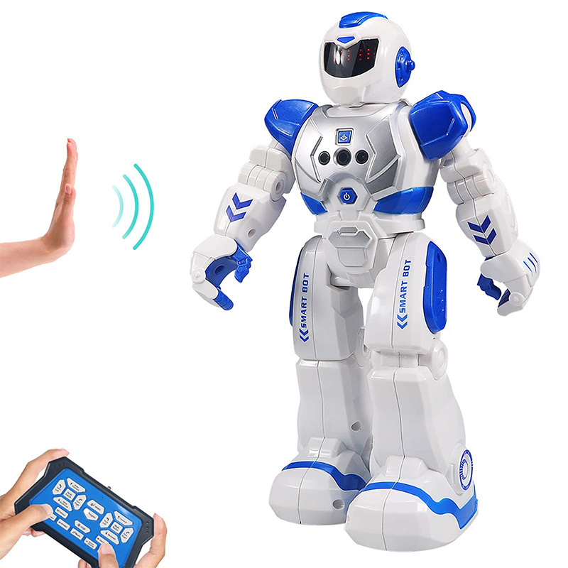 Jouets de robot télécommandés avec des yeux led et de la musique conçus  avec des bras agités