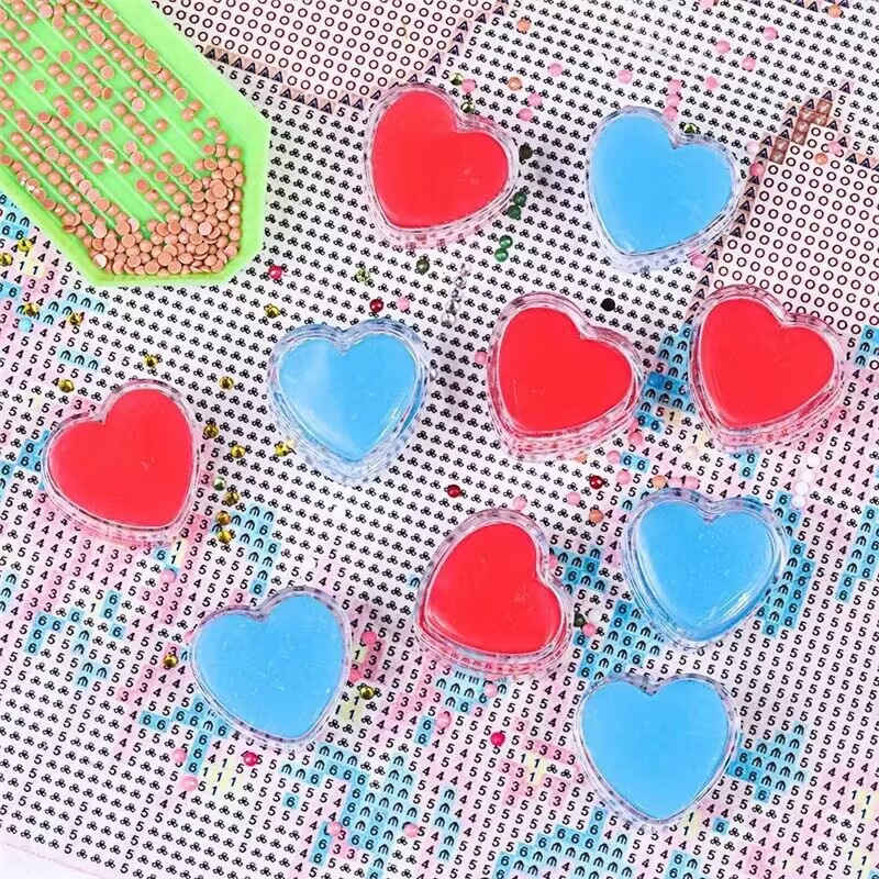  COHEALI 30pcs Dustproof Sticker Do a Dot Art Diamond Art  Release Paper Diamond Art Tools Embroidery Tools Embroidery Supplies 5d  Sticky Paper Repair Paste Plastic White