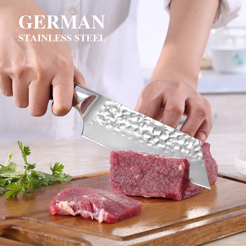 Chef Knife, Kitchen Knife, High Carbon Stainless Steel, Sharp Edge, Not  Easy Adhesion, Corrosion Resistance, Sharp And Durable, Suitable For Full  Range Of Food Preparation - Temu