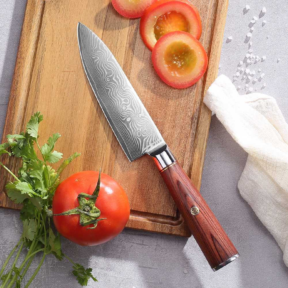 Cuchillo de chef profesional de acero inoxidable de alto carbono, cuchillo  de cocina afilado con mango ergonómico, cuchillo de cocina afilado para