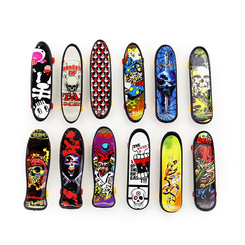 1 pc cor aleatória dedo skate mini fingerboard skate caminhão