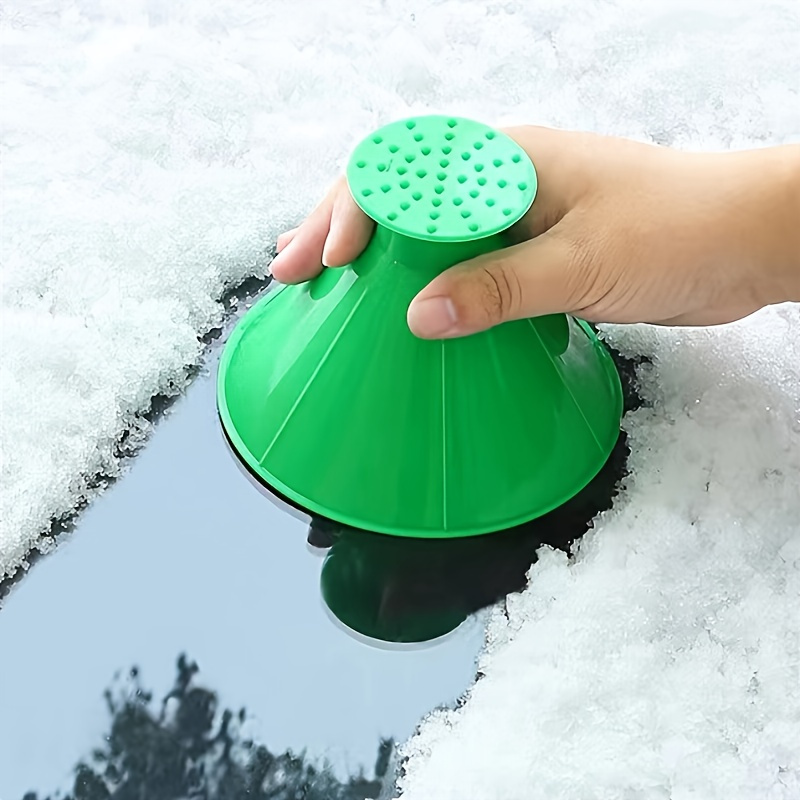 DuyaJoinX Magical Ice Scrapers for Car Windshield Round Snow with Funnel Gift Chrismas Winter Accessories Window Scraper 4 at MechanicSurplus.com
