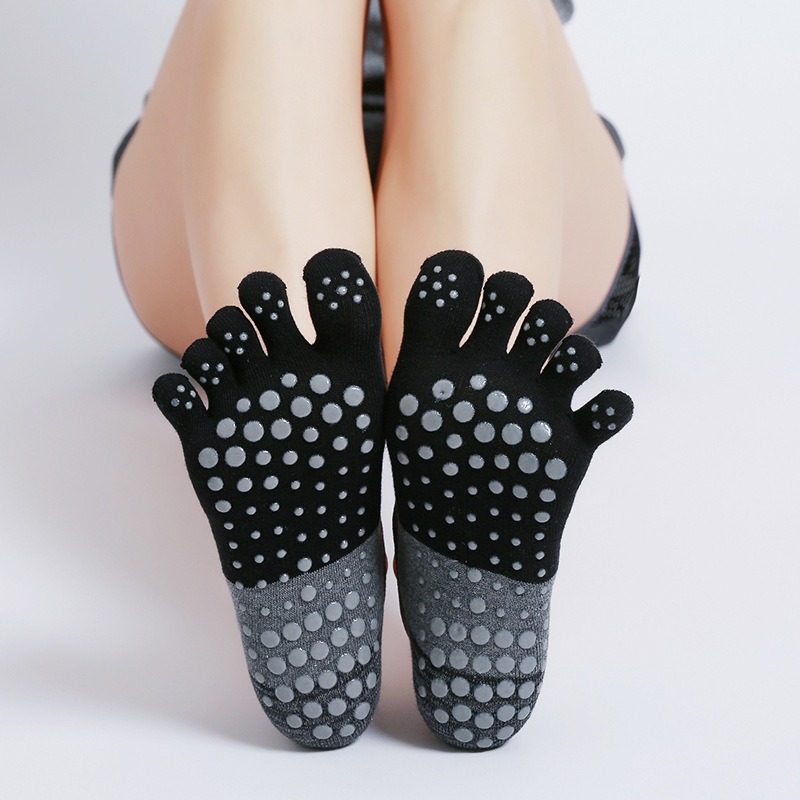 Women High Quality Bandage Yoga Socks Five Toe Socks Anti-Slip Quick-Dry  Damping Pilates Ballet Socks Good Grip