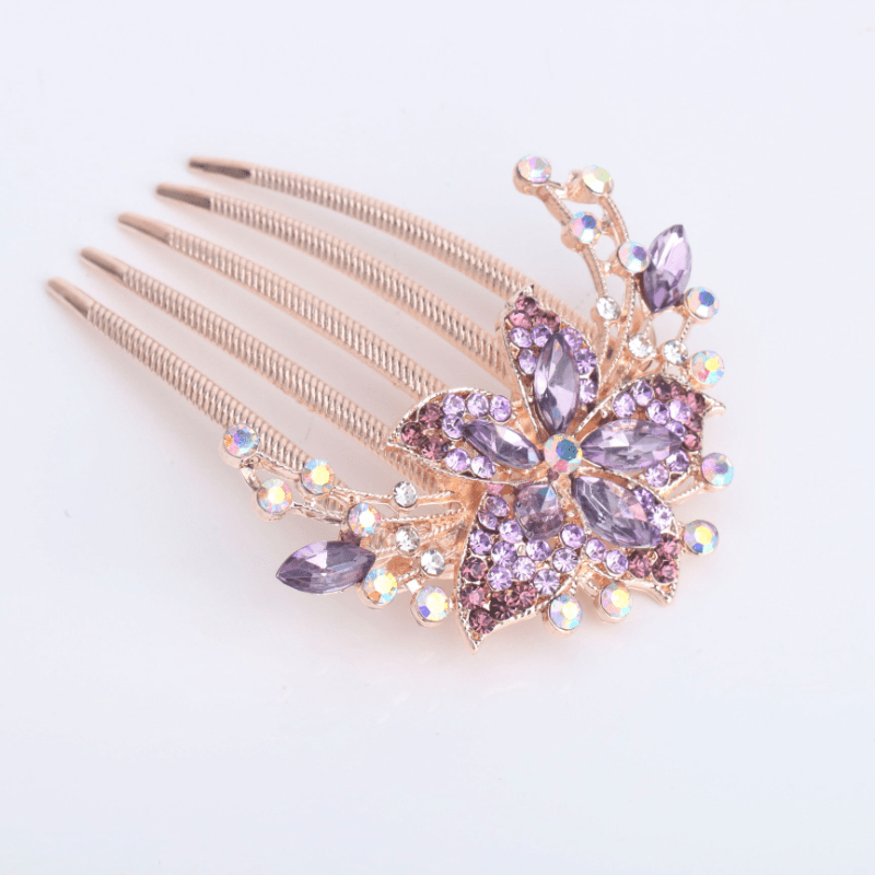 Rhinestone Hair Comb Barrette Hair Clip
