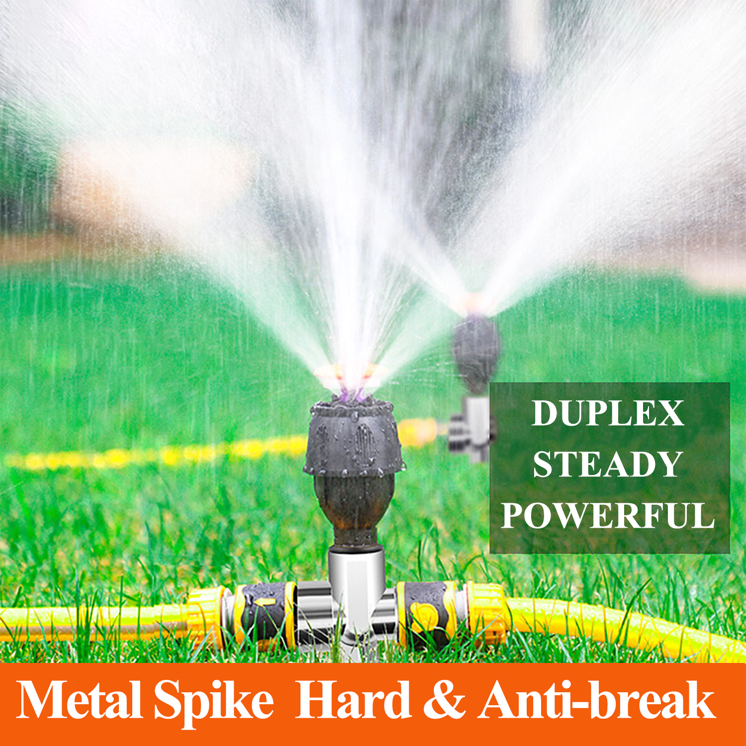 Metal Based Garden Sprinkler Metal Spike Lawn Sprinkler Yard Temu
