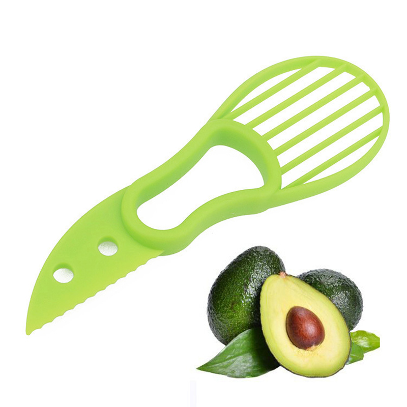 3 in 1 Multifunction Kitchen Tool for Avocados Cutter Slicer Tool for Home  Use, Kitchen Gadgets Green Multifunctional Manual Vegetable 