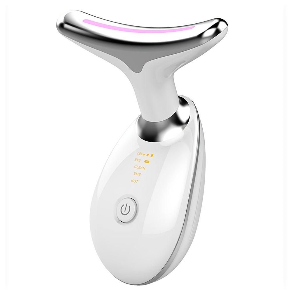 Neck Face Firming Smoothes Wrinkles Tool Double Chin Reducer Vibration ...