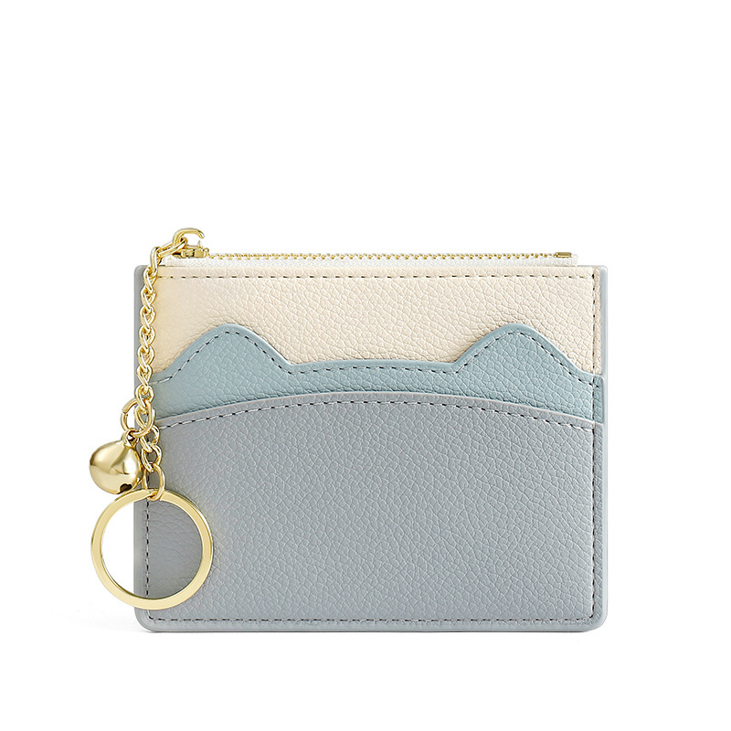 Cute Simple Hangable Coin Purse, PU Leather Portable Lightweight Card Holder,  Practical Daily Bag Pendant