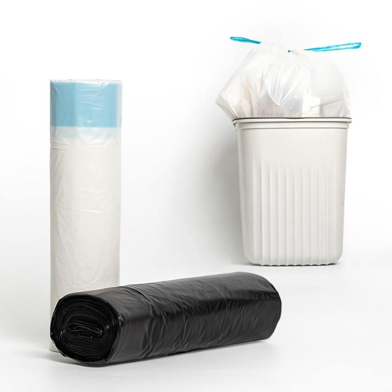 4 Gallon Small White Strong Drawstring Trash Bag/Rubbish Bags/Garbage Bags  for Bathroom - China Plastic Bag and Trash Bag price