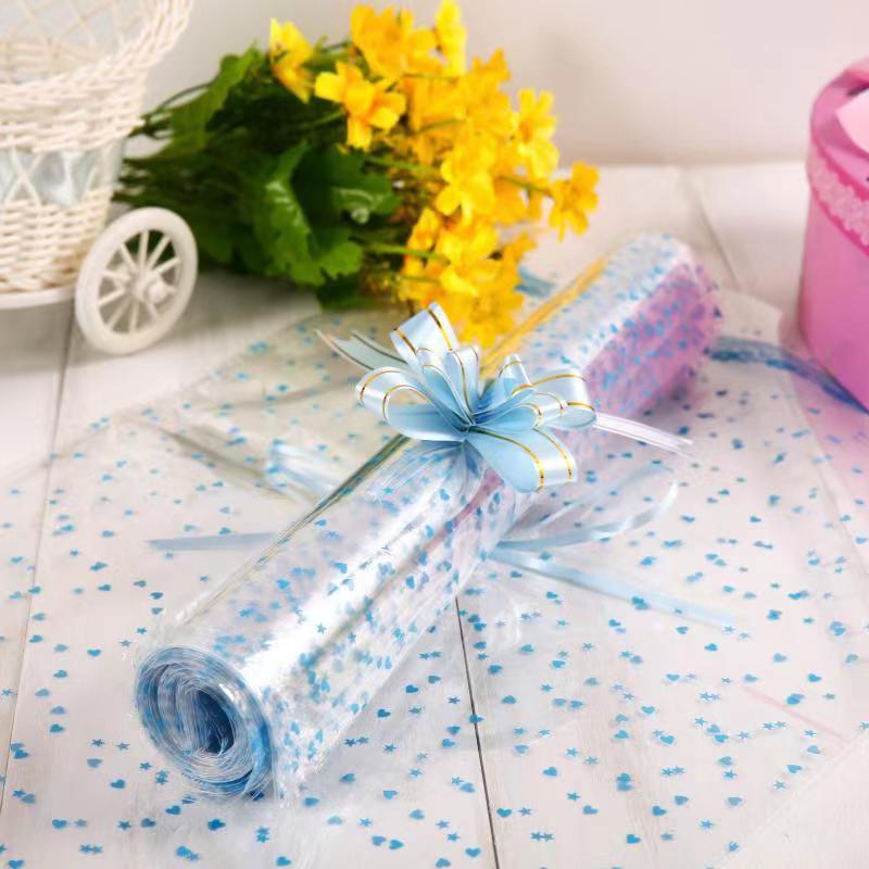 15pcs Clear Cellophane PVC Shrink Bags For Gift Baskets