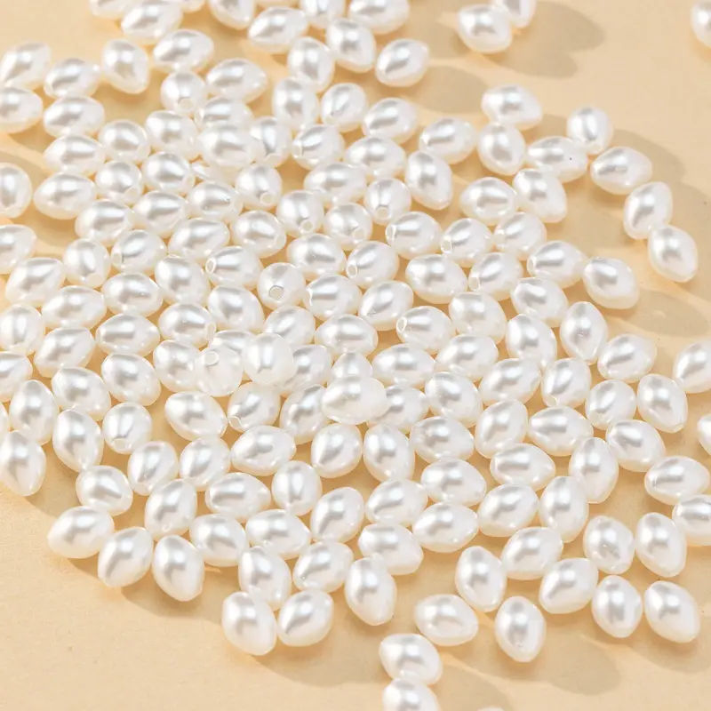 Resin Pearl Millet Beads Diy Necklace Bracelet Beaded - Temu