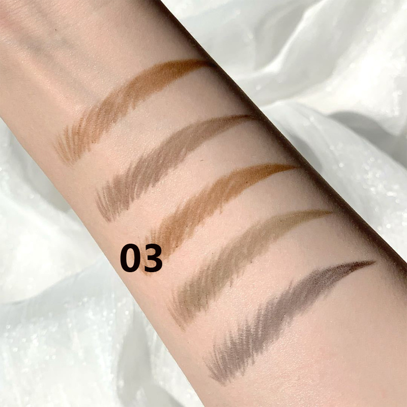 Ultrafine Waterproof Eyebrow Pencil Sweatproof Multicolor Makeup