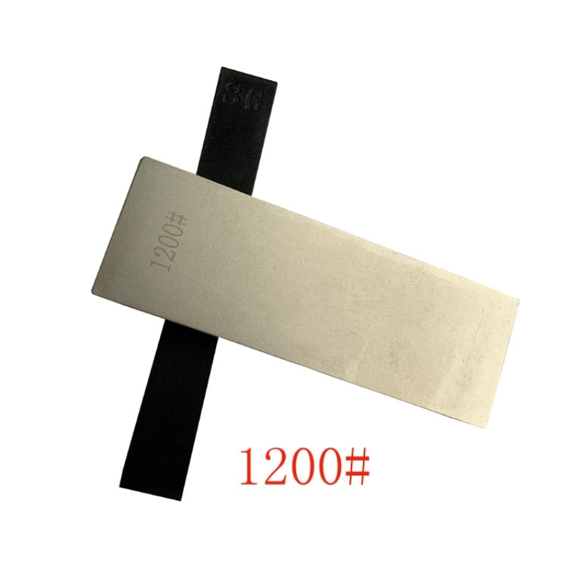 4PCS 400 600 1000 1200Grit Diamond Knife Sharpening Plate Honing Bench Stone  Kit