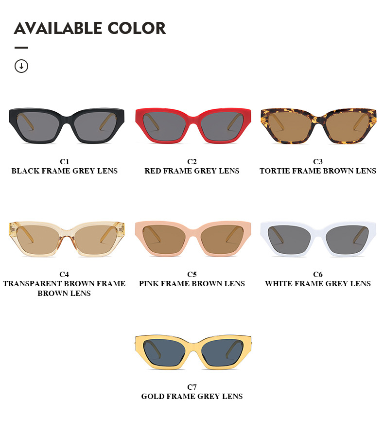 Gafas de sol de ojo de gato vintage para mujer, lentes de sol de cadena de  metal pequeño, anteojos elegantes, tendencia, tonos de moda - Temu Chile