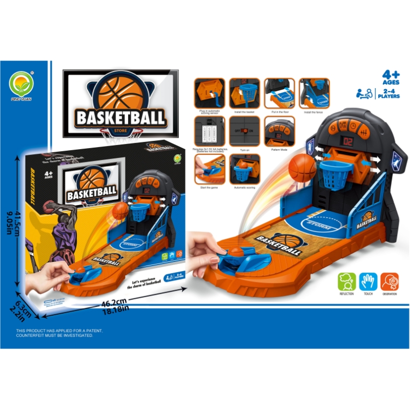 Ideal Electronic Super Slam Basketball Tabletop Game 