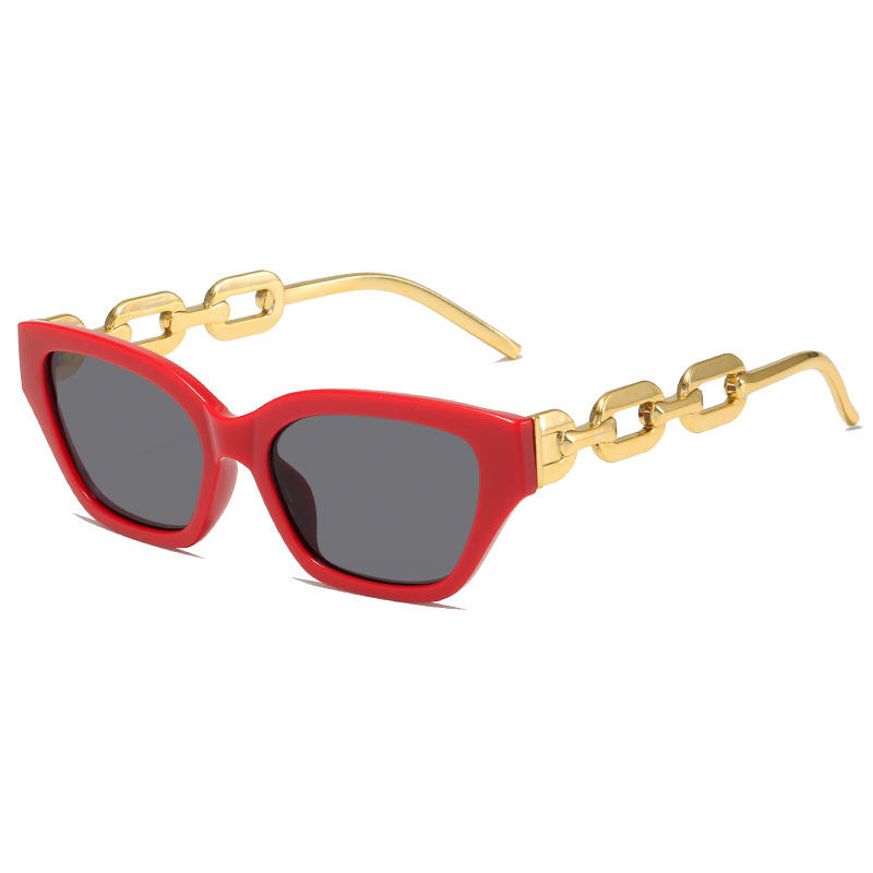  JIANCHEN Gafas de sol de metal dorado para mujer, gafas de sol  originales, estilo moderno, gafas de sol femeninas, óculos de sol femeninas  (color: 5) : Ropa, Zapatos y Joyería