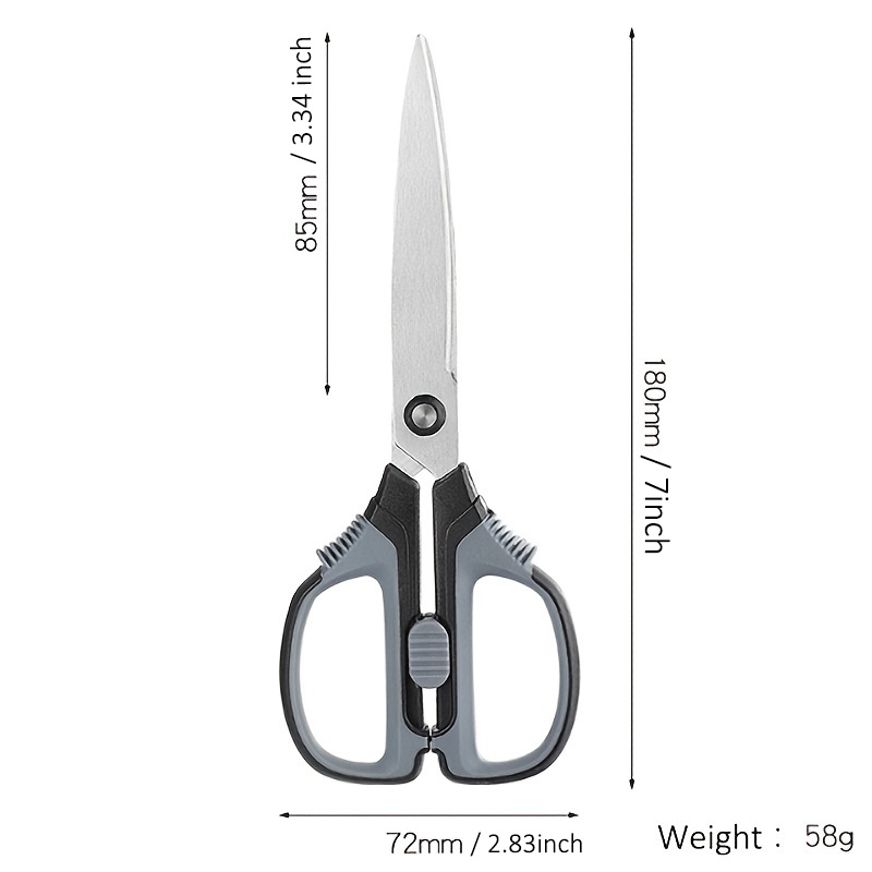 Scissors,all purpose,sharp,180mm