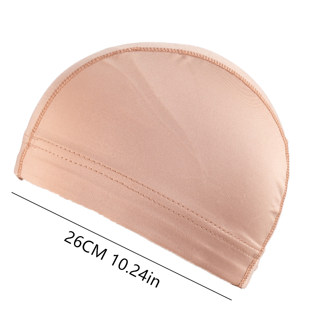 Mesh Weave Cap Breathable Stretch Spandex Dome Wig Caps for Making Wigs  Beige mesh cap M