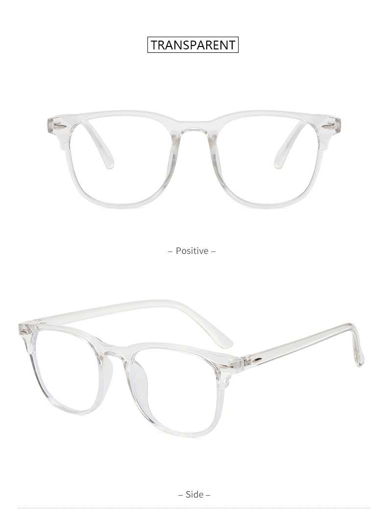 Multicolor Women's Transparent Glasses Frame Round Frame Temu