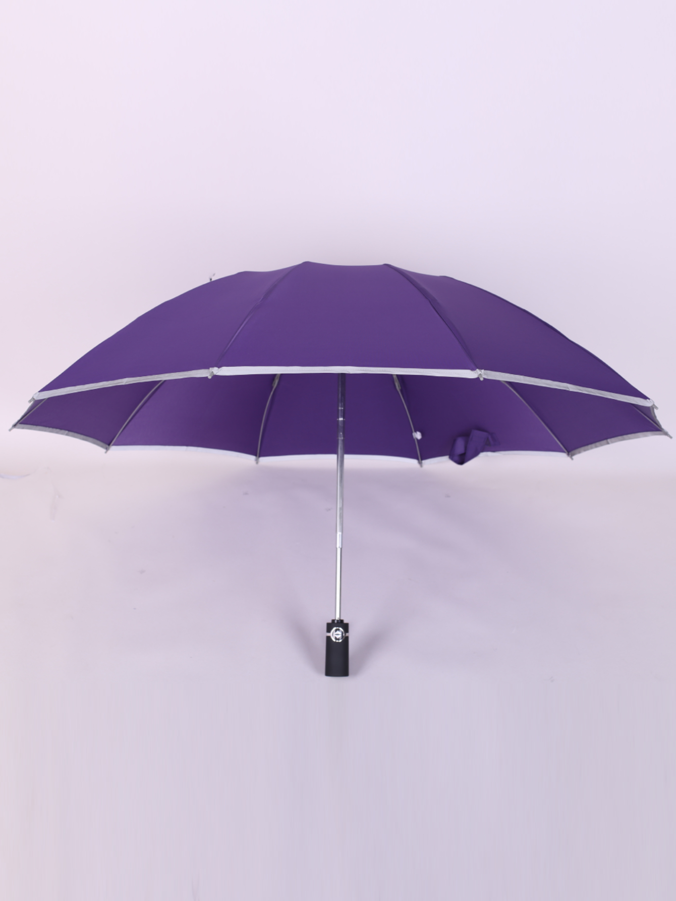 umbrella windproof travel umbrella night reflective strip 99 sun protection compact folding reverse umbrella details 5