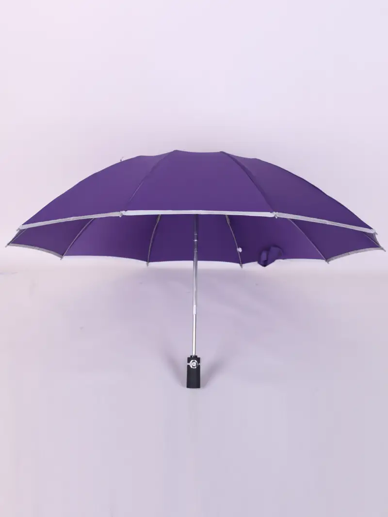 umbrella windproof travel umbrella night reflective strip 99 sun protection compact folding reverse umbrella details 5