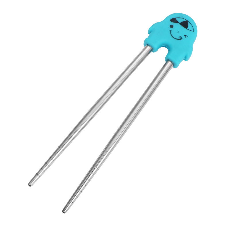 1pc/4pcs Stainless Chopsticks, Tableware Chopsticks Set, Practice Chopsticks, Corrective Chopsticks For Learning To Eat