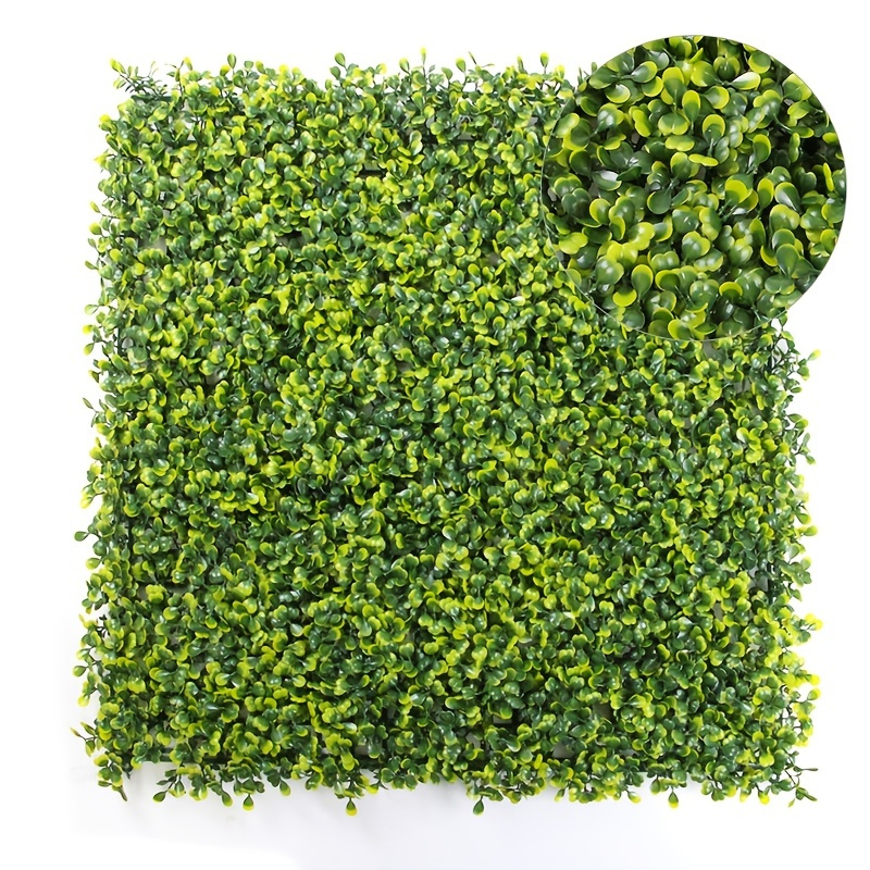 Artificial Grass Wall Panels Boxwood Hedge Wall Panels 100 - Temu