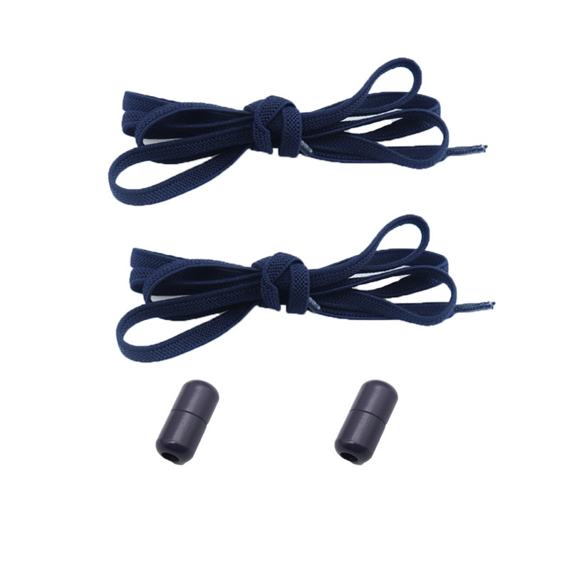 AliMed No-Tie Stretch Laces with Pull-Tab Lock, Black