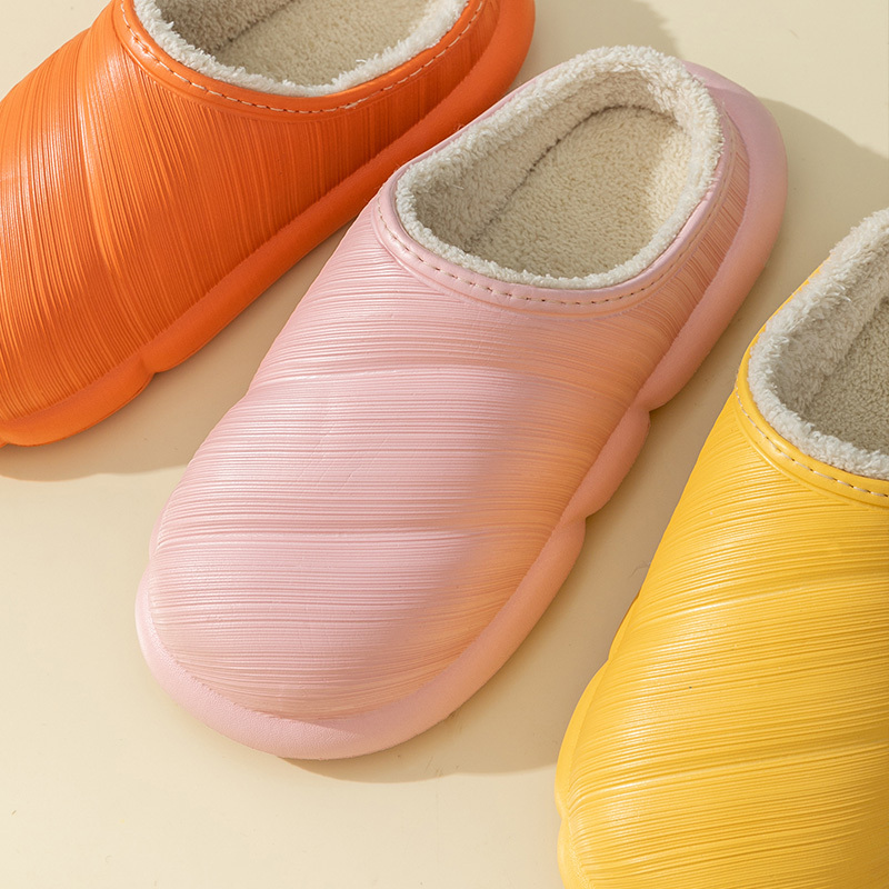 Barerun Womens Slipper Velvet Lining Fluffy Soft Warm Slip On