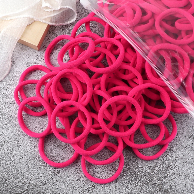 Women Girls Basic Hair Bands Simple Solid Colors Elastic - Temu