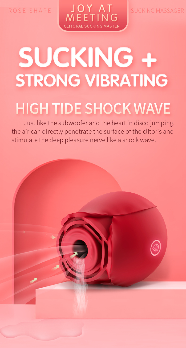1pcのローズセックスおもちゃバイブレーター 女性用のクリトリス刺激吸引バイブレーターGスポットバイブレーター クリトリ Temu Japan
