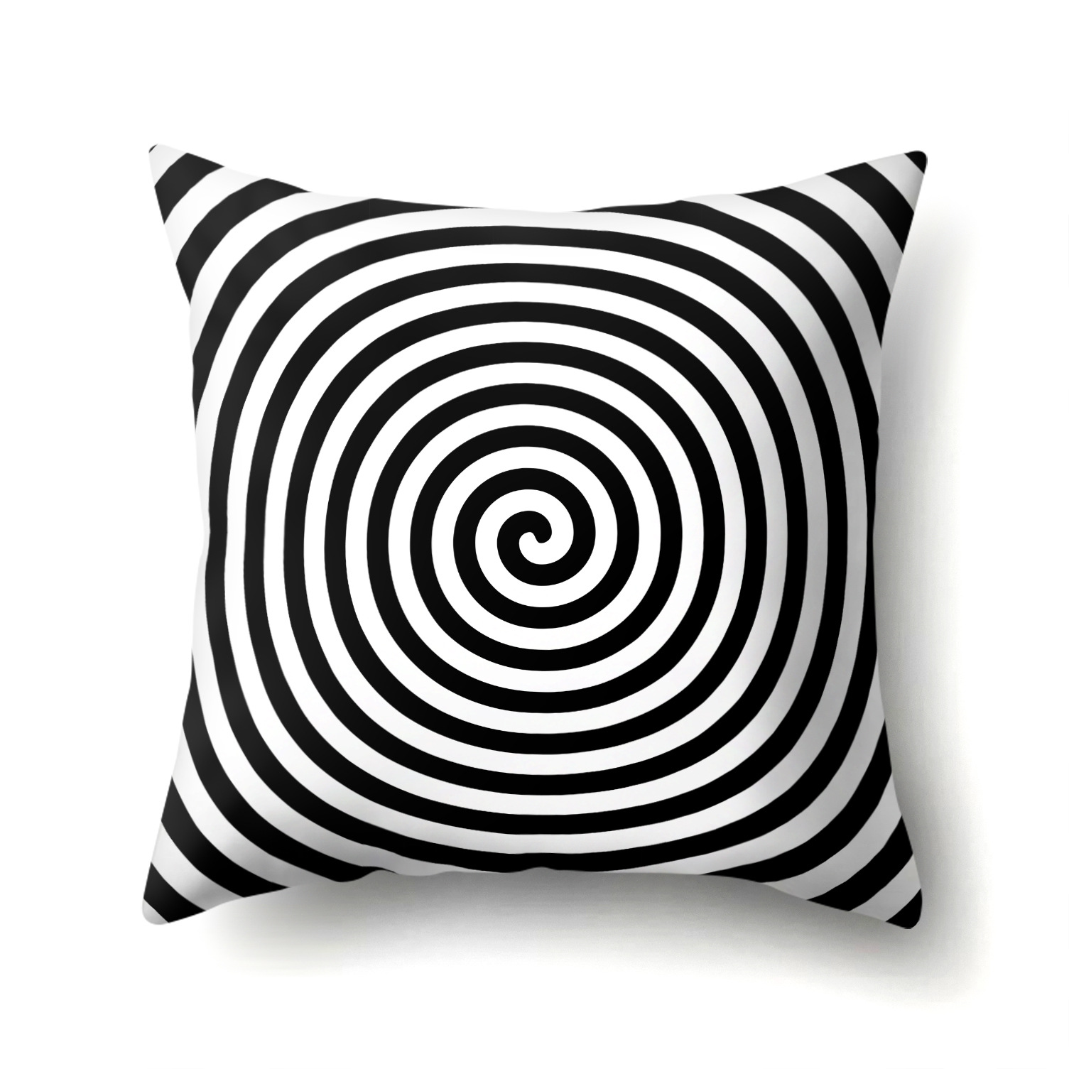 1pc Geometry Cushion Cover Black White Striped Dotted Grid Pattern 