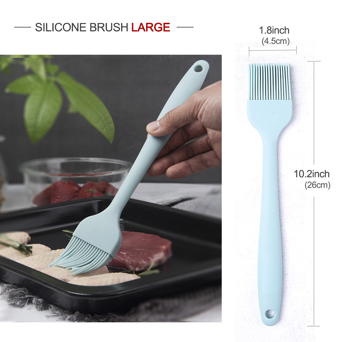 Taste Of Home Silicone Basting + Pastry Brush
