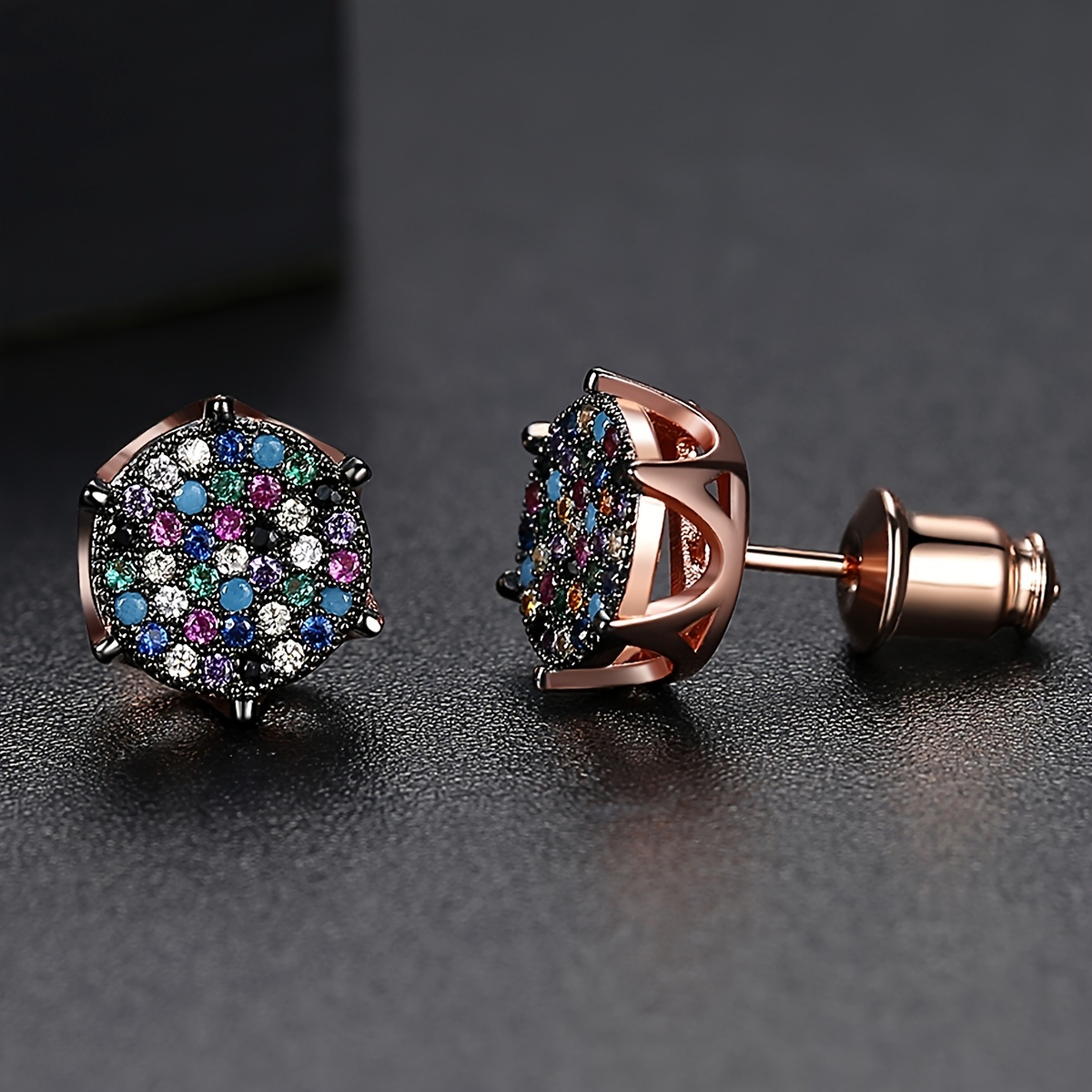 

Pinannie -chic Cubic Zirconia Stud Earrings For Women - & Party Wear