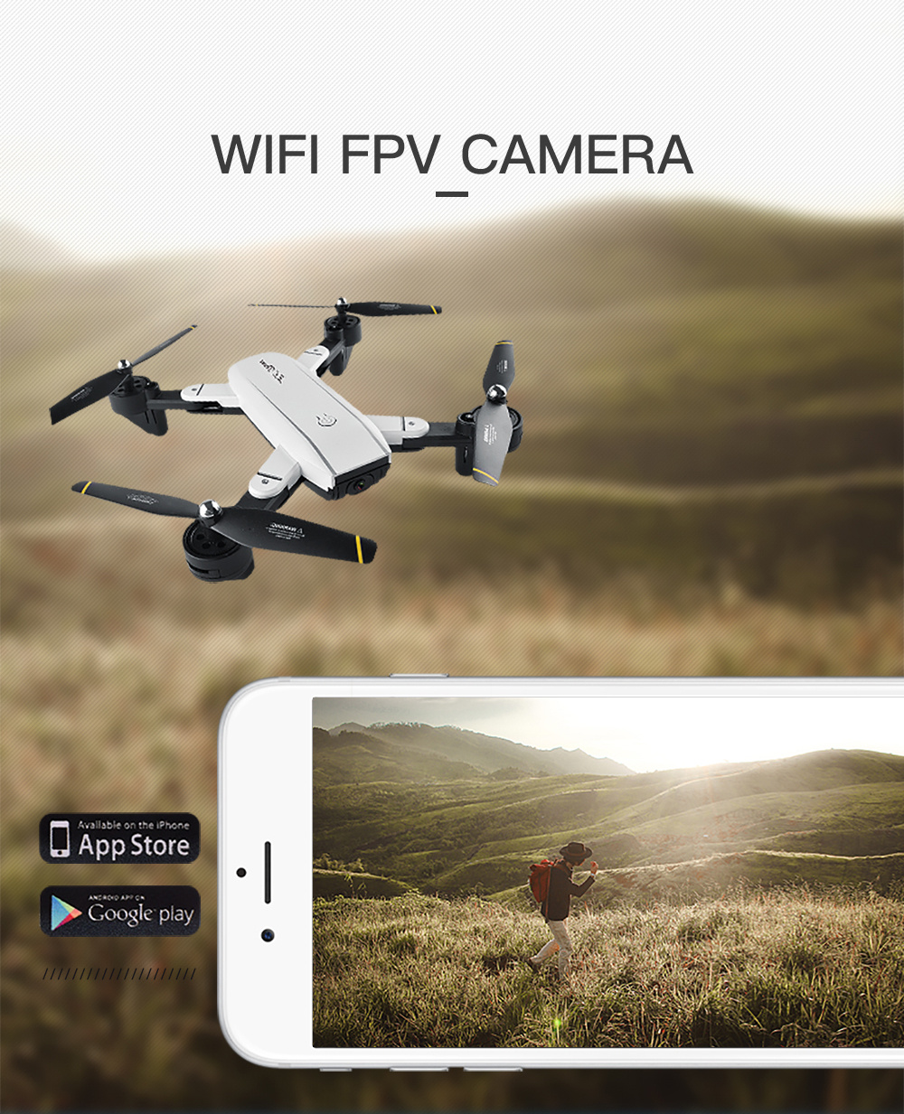 drone for adults with hd fpv camera remote control gifts for boys girls with altitude hold one key start speed adjustment 3d flips 2 batteries details 6