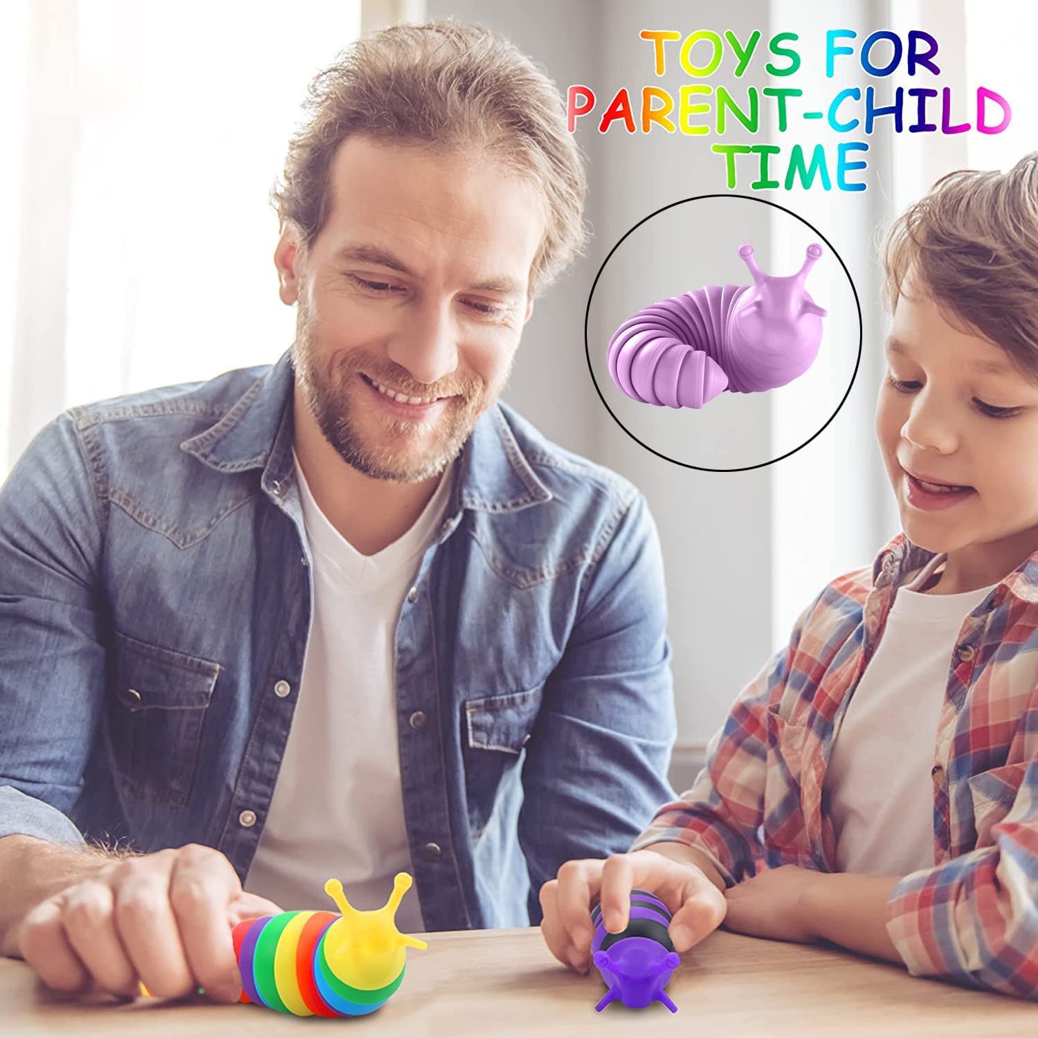 Crawl Fun Colorful Articulated Fidget Toy Perfect Temu Australia