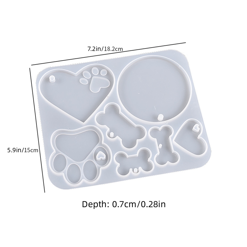 Resin Molds For Silicone Epoxy Dog Tag Resin Mold For Epoxy - Temu
