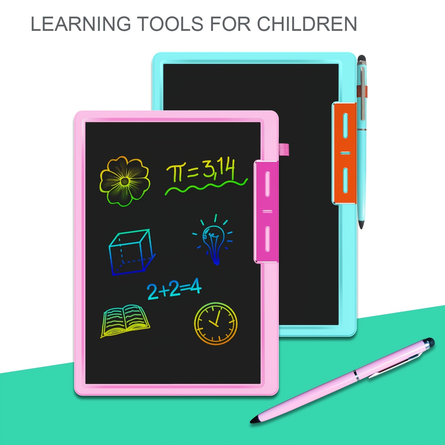Tablette d'écriture LCD Tablette de dessin de 10 pouces pour enfants,  tableau de griffonnage à écran coloré et bloc de dessin pour enfants pour  les âges 2+ - Tablette Graphique à la Fnac