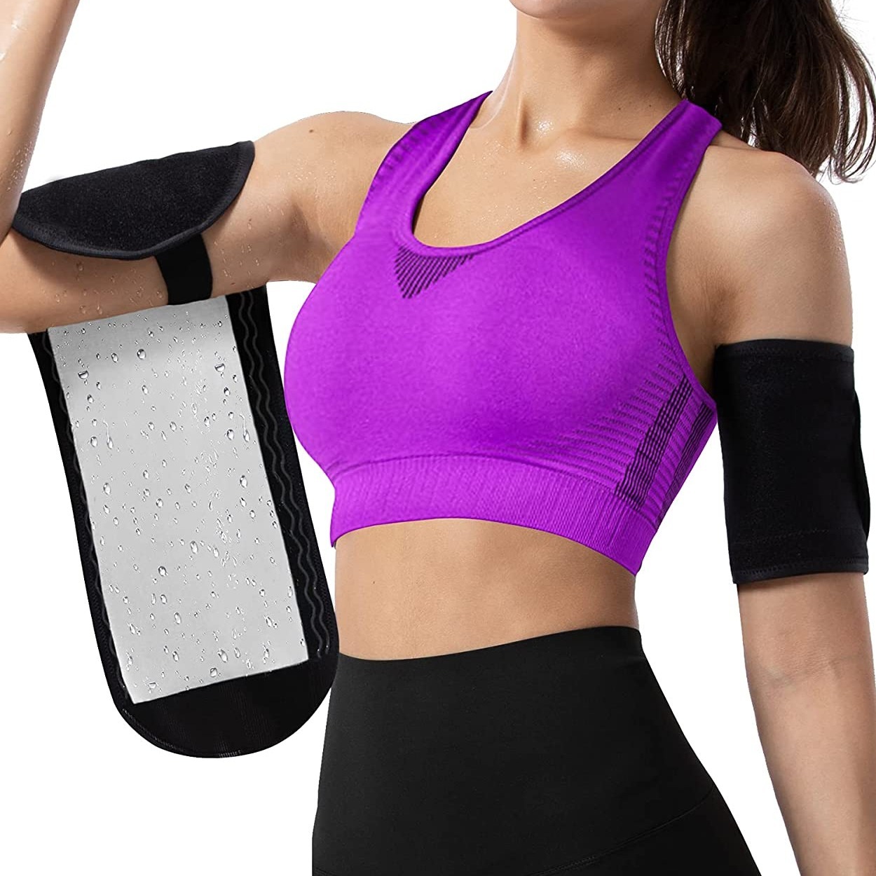 1pair Arm Trimmers Sauna Sweat Band for Women Arms Slimmer Anti Cellulite Arm  Shapers Weight Loss Workout Body Shaper Thermal, Sports Equipment, Exercise  & Fitness, Toning & Stretching Accessories on Carousell