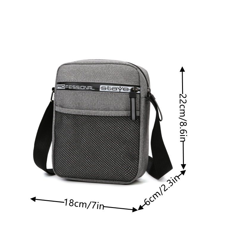 New Messenger Bag Nylon Canvas Cashier Bag Fashion Mens Mobile Phone Bag -  Clothing, Shoes & Jewelry - Temu