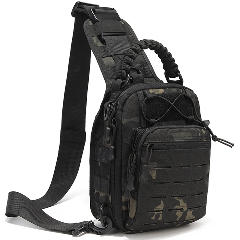 Tactical Molle Shoulder Bag Crossbody Sling Backpack Pistol Concealed Carry  Bag