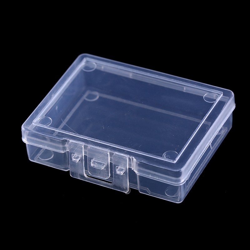 1pc Small Plastic Containers With Lid Clear Storage - Temu