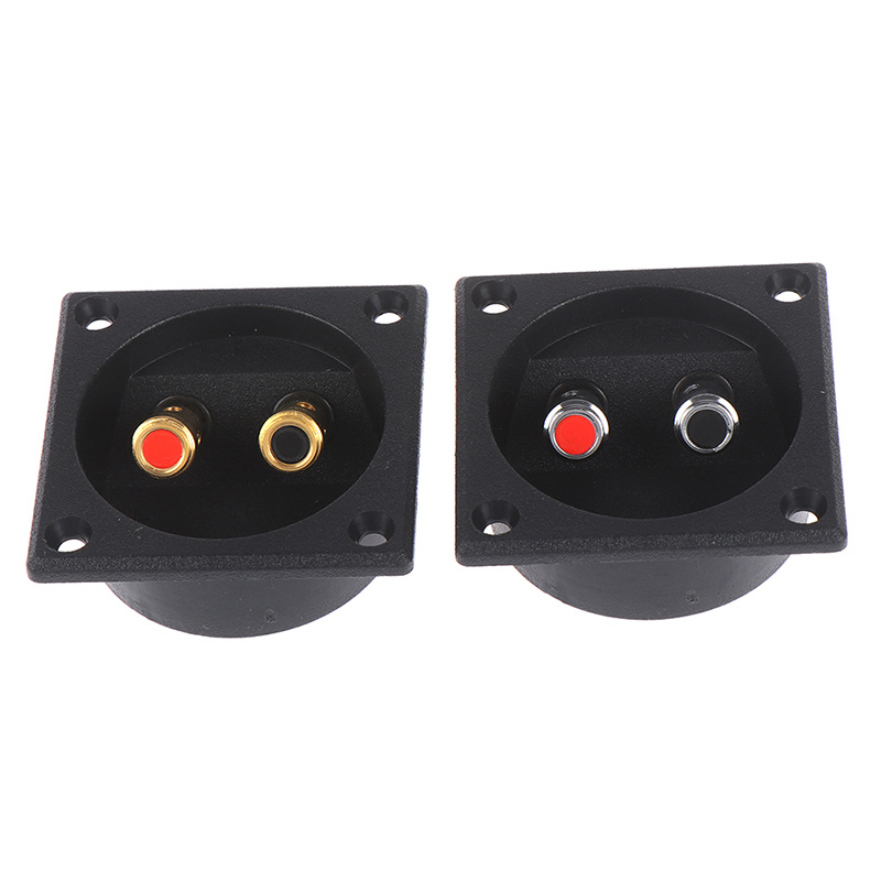 Round Cup Subwoofer Plug Car Stereo Speaker Box Terminal Connector
