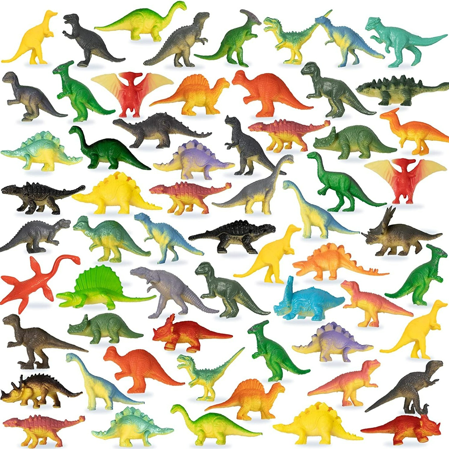 Dinosaurios miniatura sales de plastico